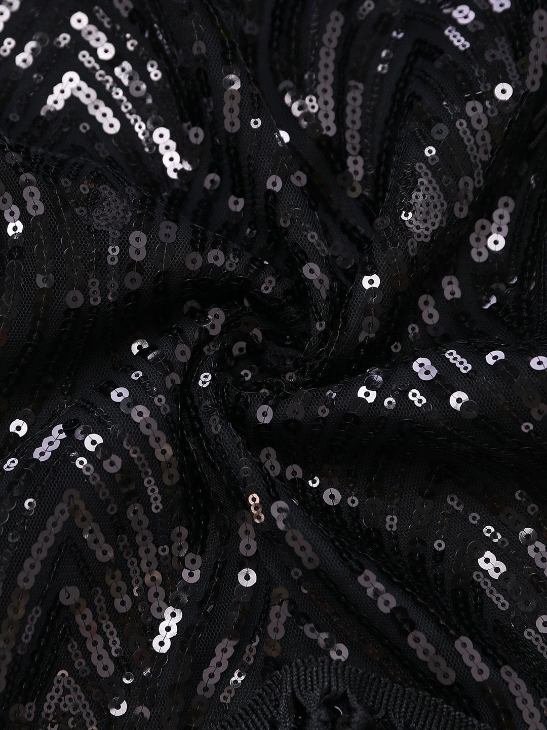 Black 1920s Flapper Tassel Fringe Great Gatsby Sequin Dress - vintage dress, retro fashion, Gatsby party