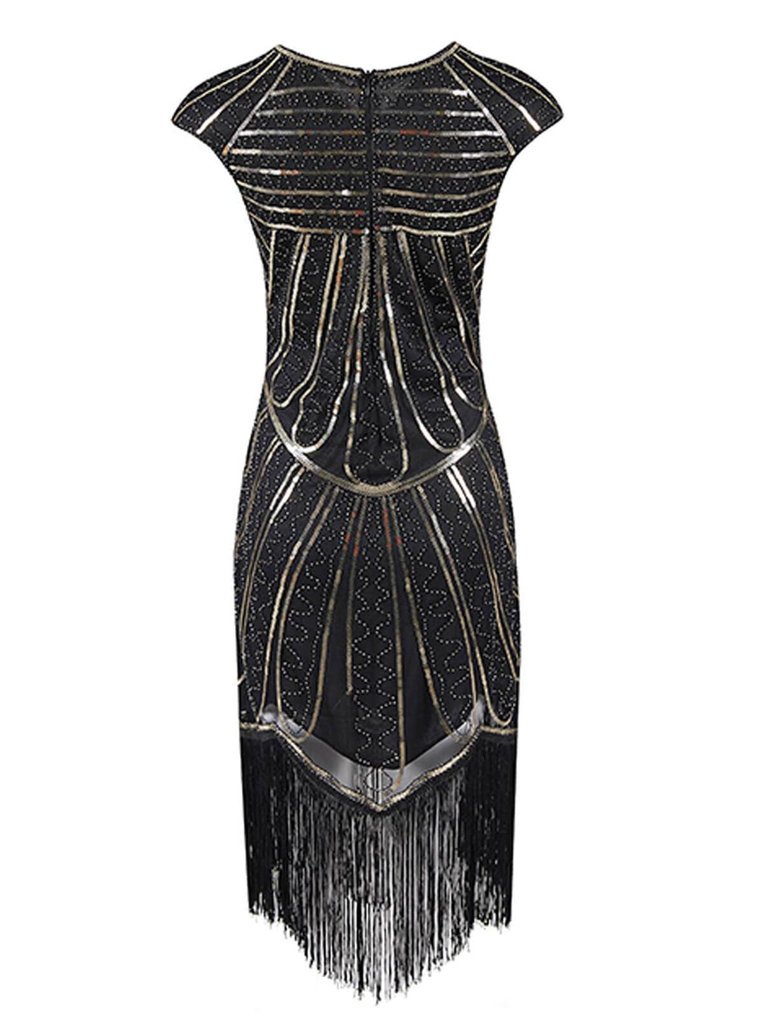 1920s Sequin Fringed Gatsby Dress: timeless style reimagined