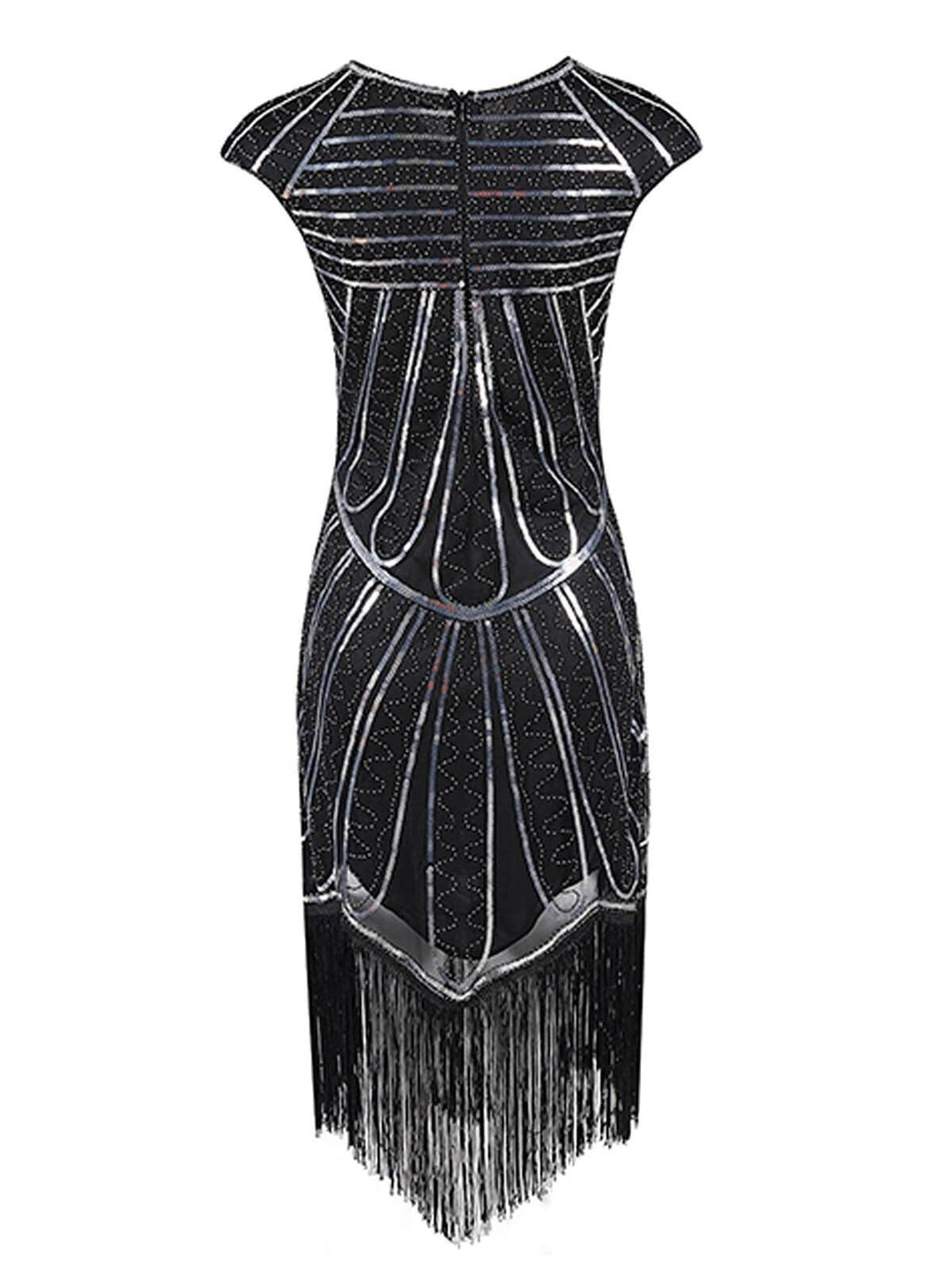 1920s Sequin Fringed Gatsby Dress: timeless style reimagined
