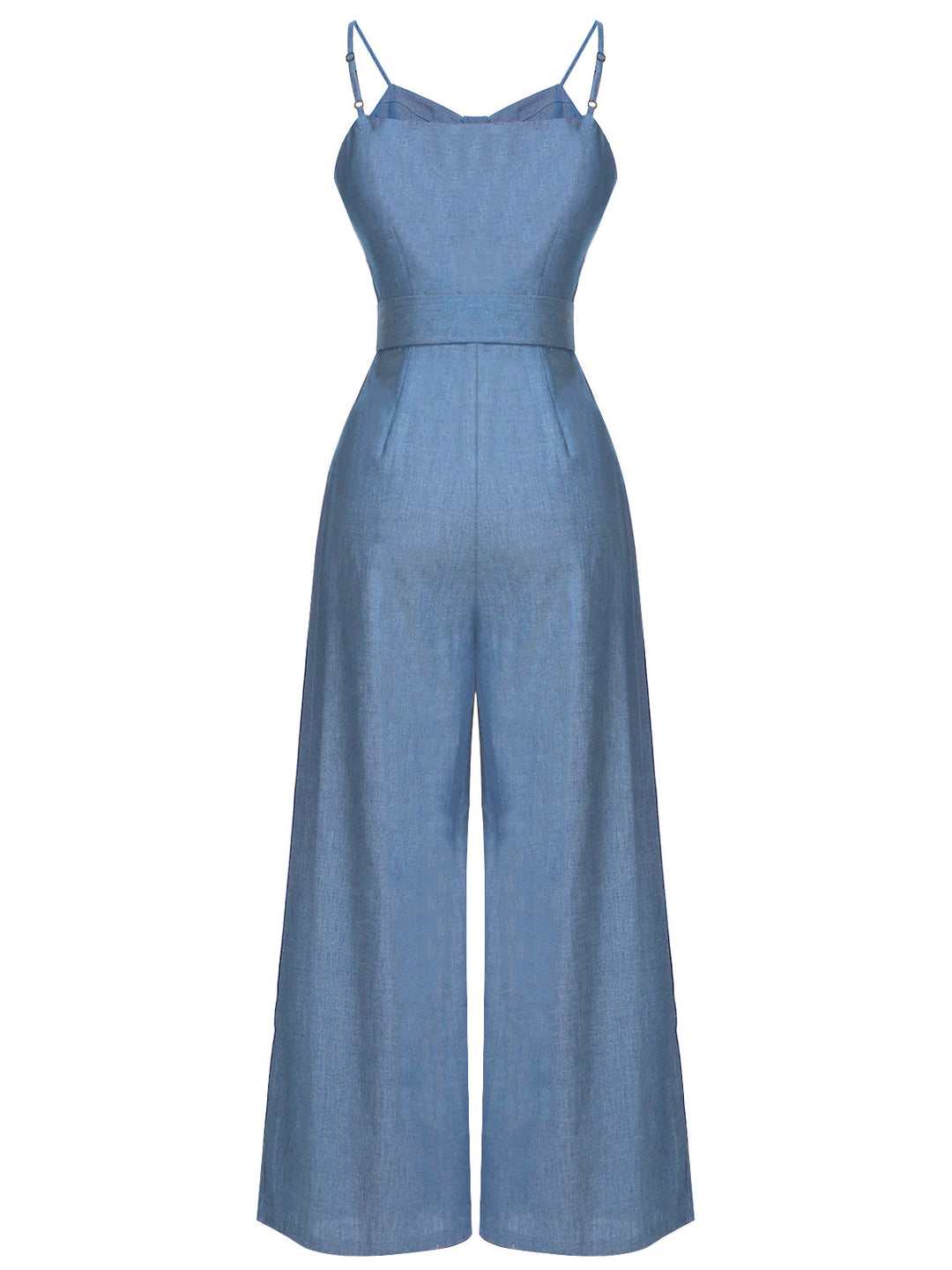1930s Cowboy Solid Strap Jumpsuit — vintage elegance for the modern woman