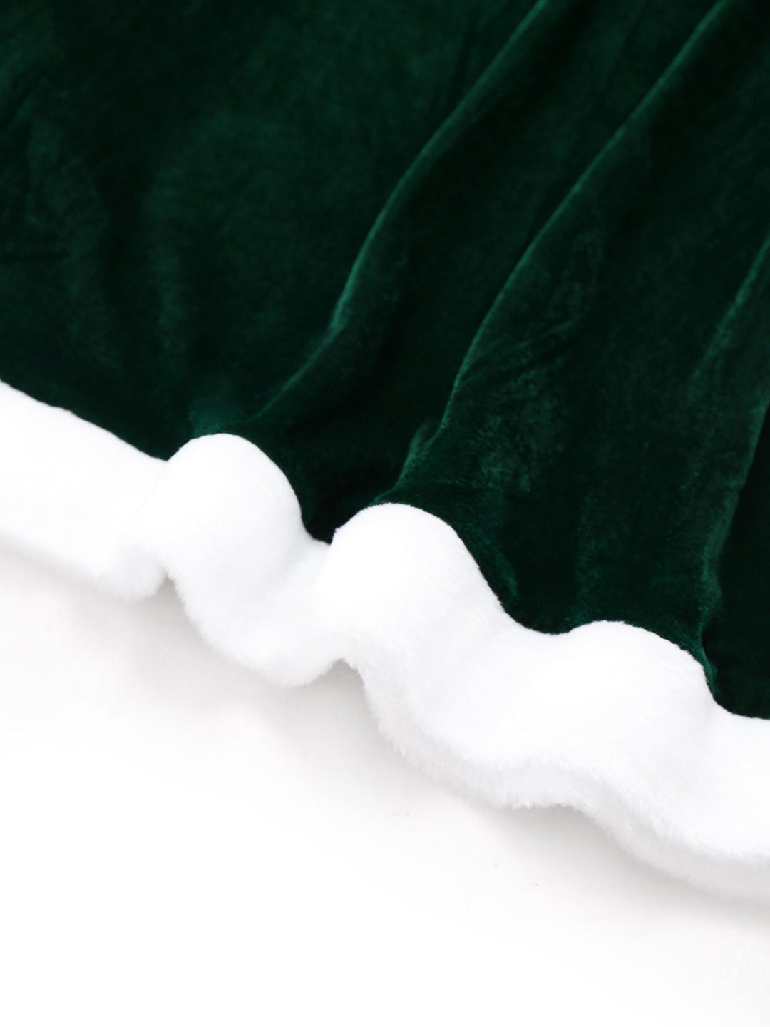 1930s Christmas Mrs. Santa Claus Velvet Dress with Cape - vintage dress, retro fashion