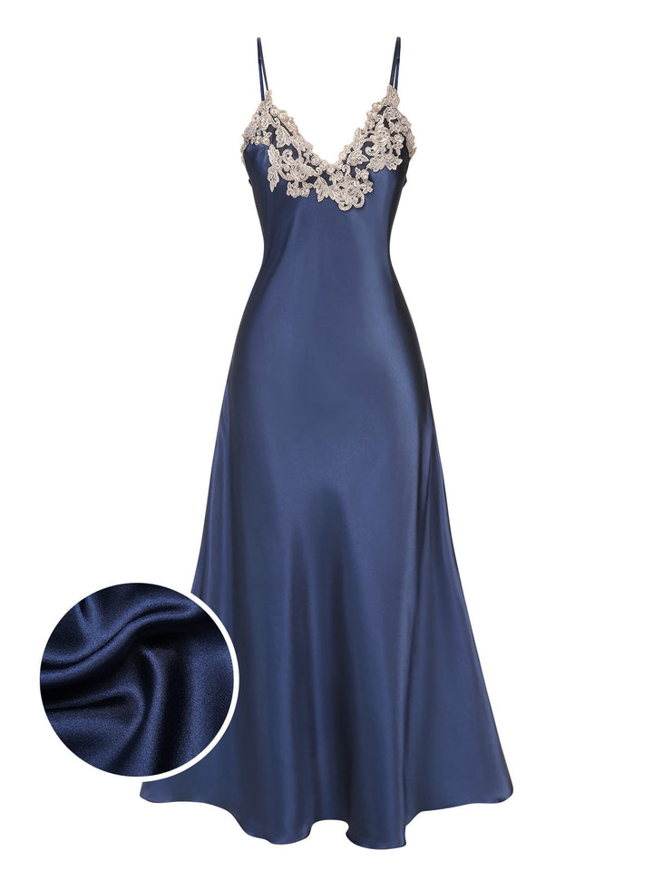 View 13: 1930s 1930s Embroidered Faux Satin Strap
