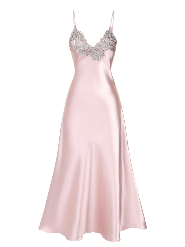 View 8: 1930s 1930s Embroidered Faux Satin Strap N