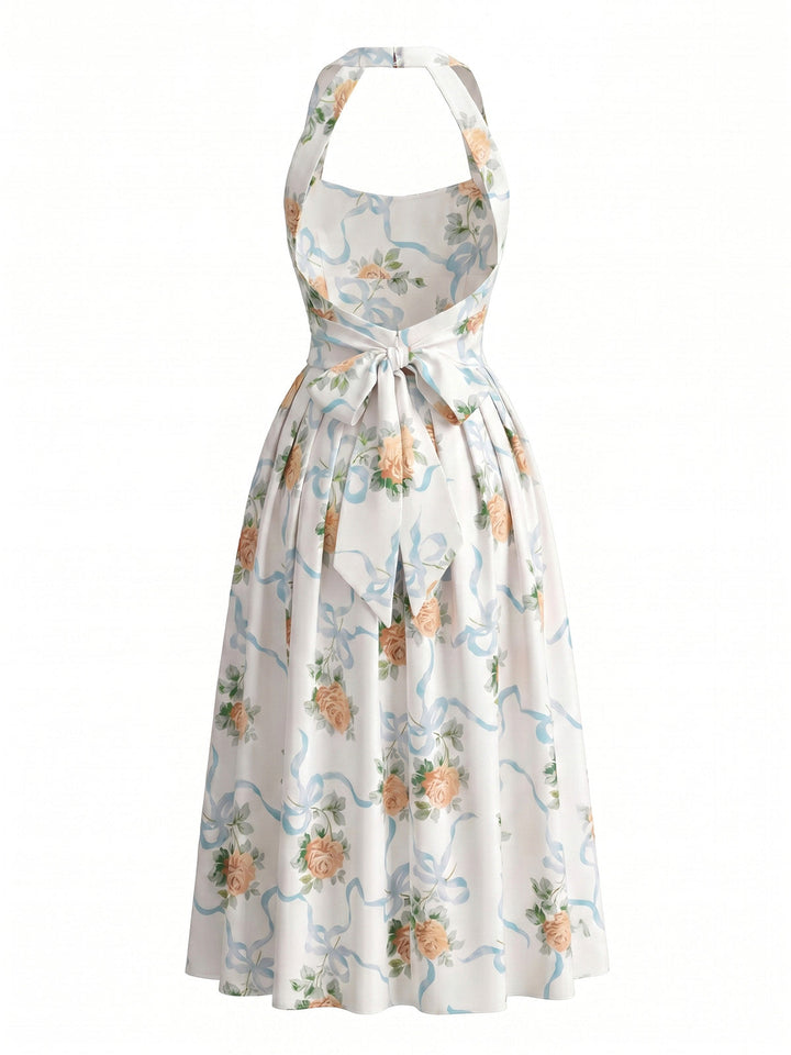 Yellow 1950s Vintage Retro Dress 4