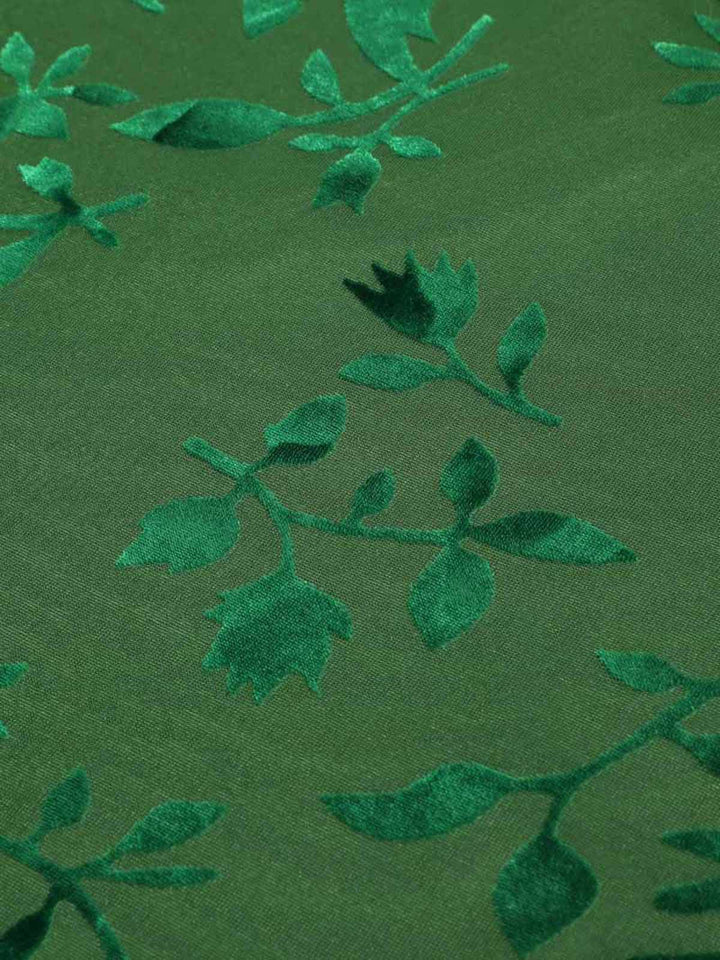Green 1930s Floral Vintage Dress: timeless style reimagined