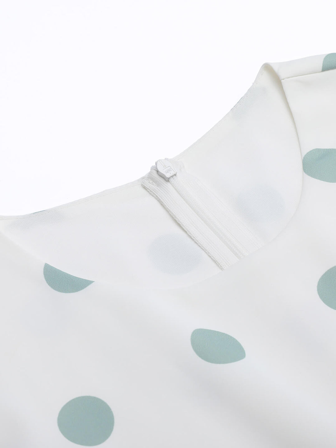 1930s Green White Splicing Polka Dot Jumpsuit — vintage elegance for the modern woman