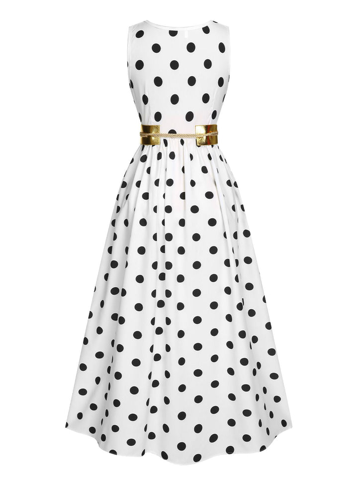 View 9: 1930s 1930s High Slit V-Neck Belted Dress, perfect for retro themed parties, vintage fashion enthusiasts and special occasions