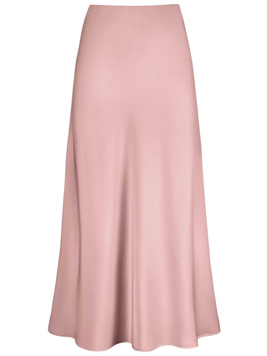 She sways in this 1930s High-Waist Satin Solid Mermaid Skirt and it&