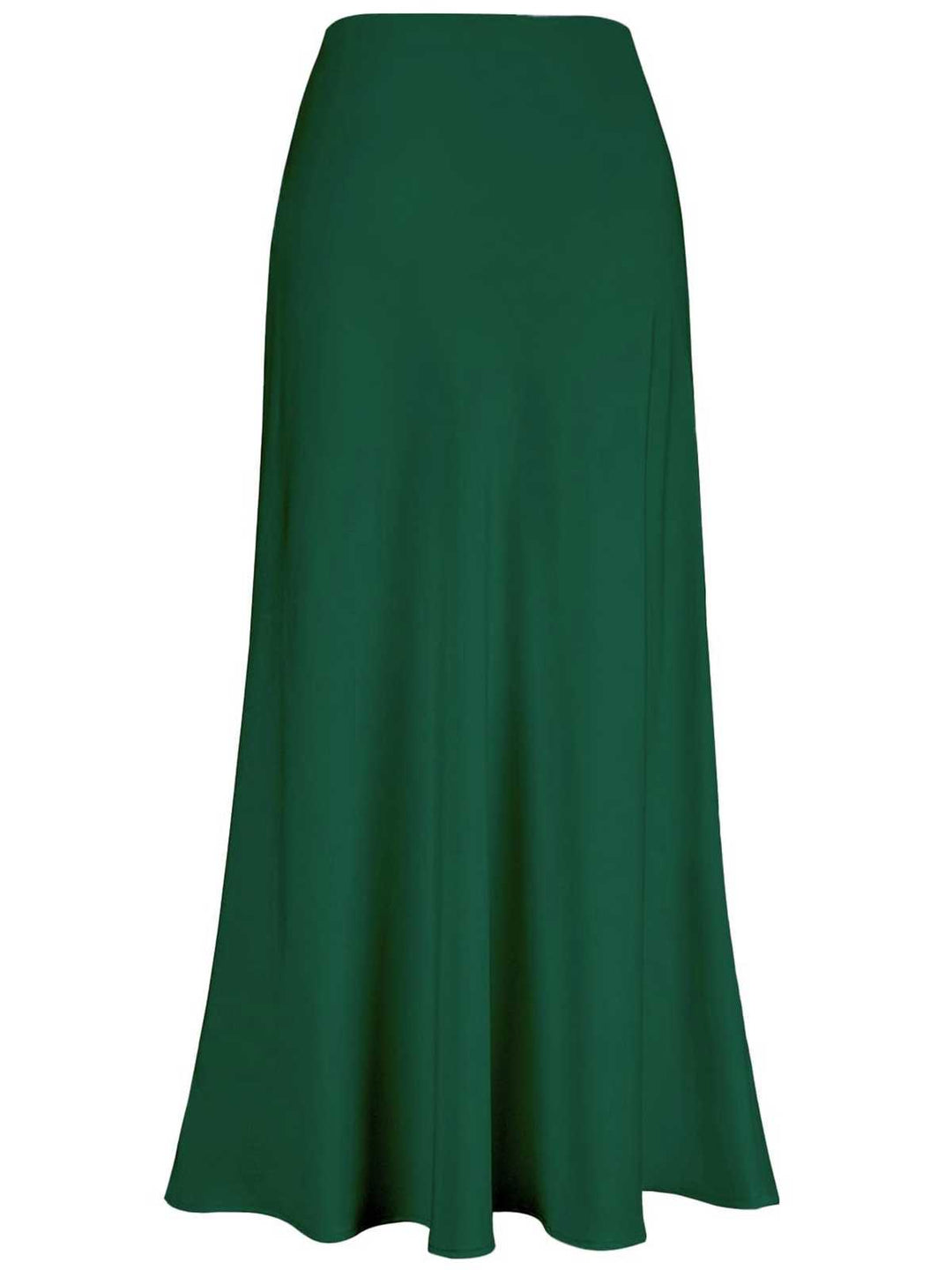 1930s High-Waist Satin Solid Mermaid Skirt — 1930s femininity that moves with her mood