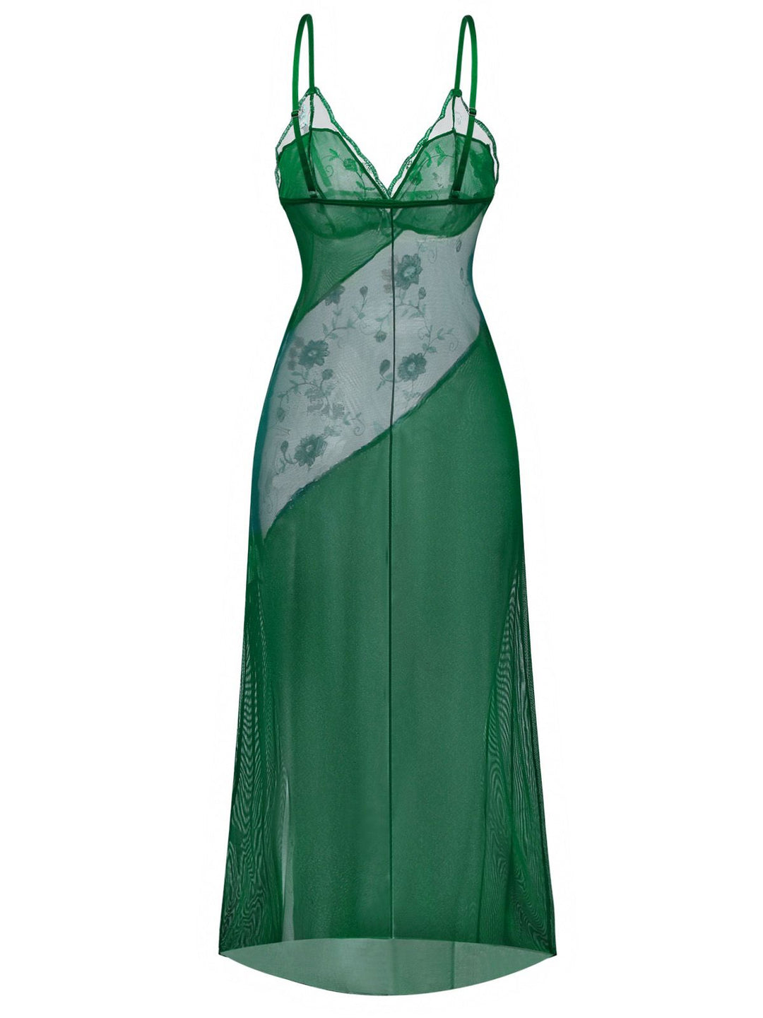 Lace Embroidered Floral Slip Nightdress: where romance meets her modern spirit