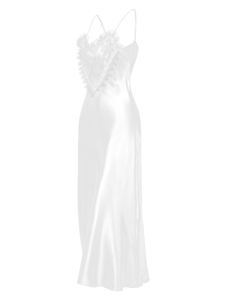Lace Heart Satin Suspender | | vintage dress, retro fashion