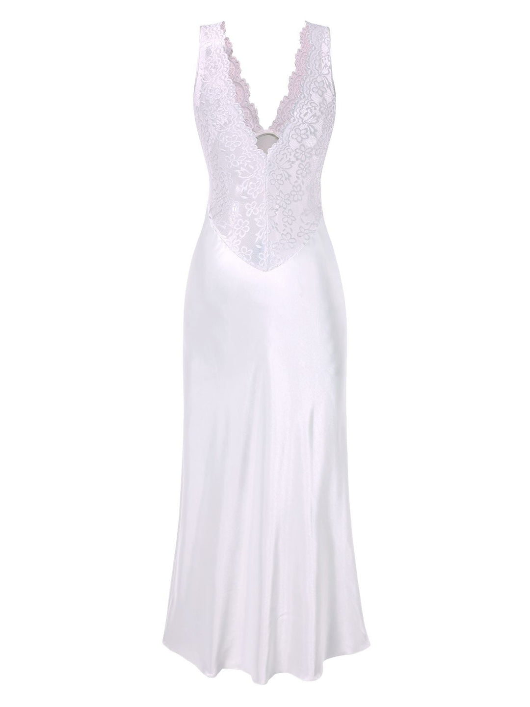 View 10: Lace Hollow Satin Patchwork V