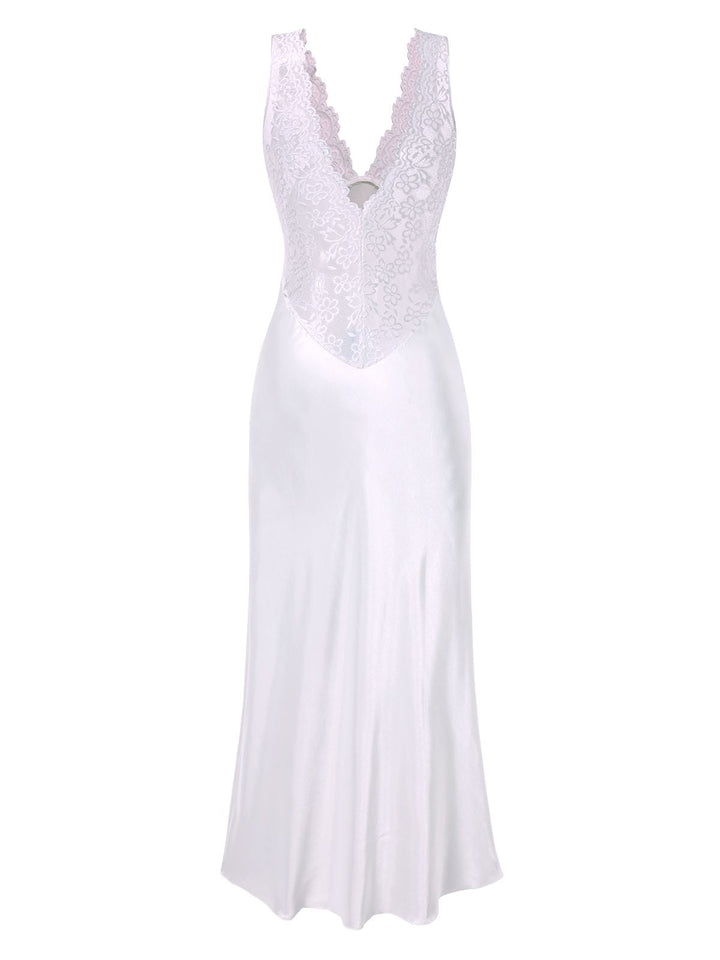 View 10: Lace Hollow Satin Patchwork V