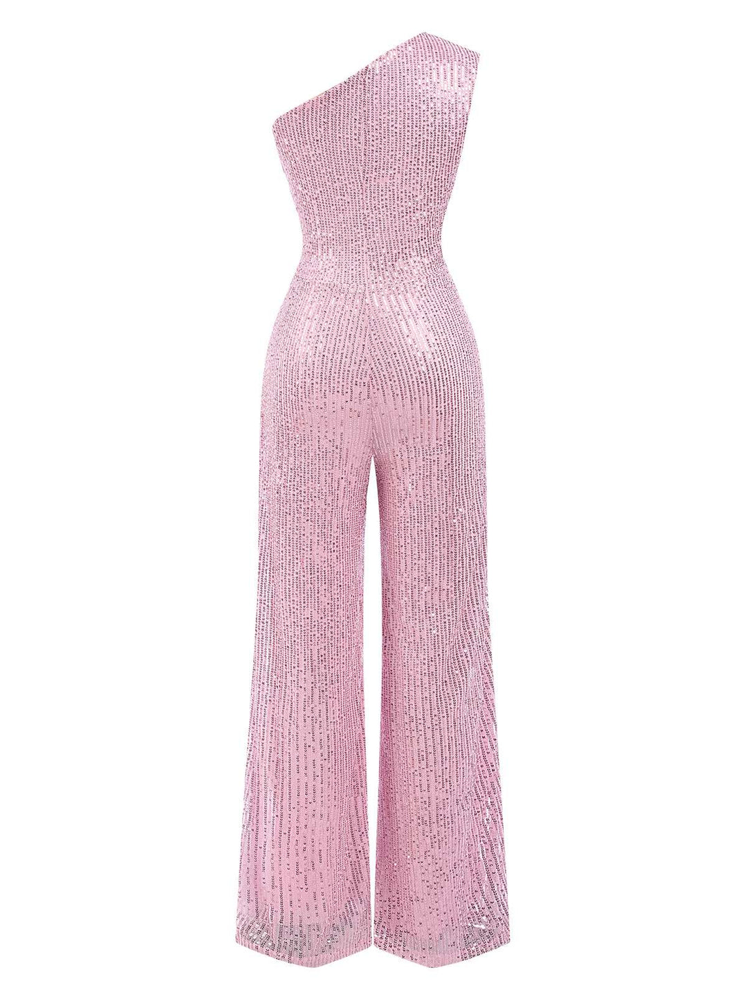 1930s One Shoulder Glitter Solid Jumpsuit, vintage romper, retro jumpsuit - perfect for women who love vintage and retro fashion