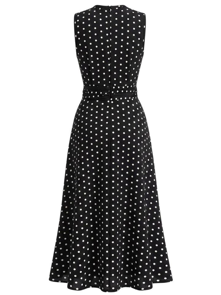 White 1930s Vintage Retro Dress 2