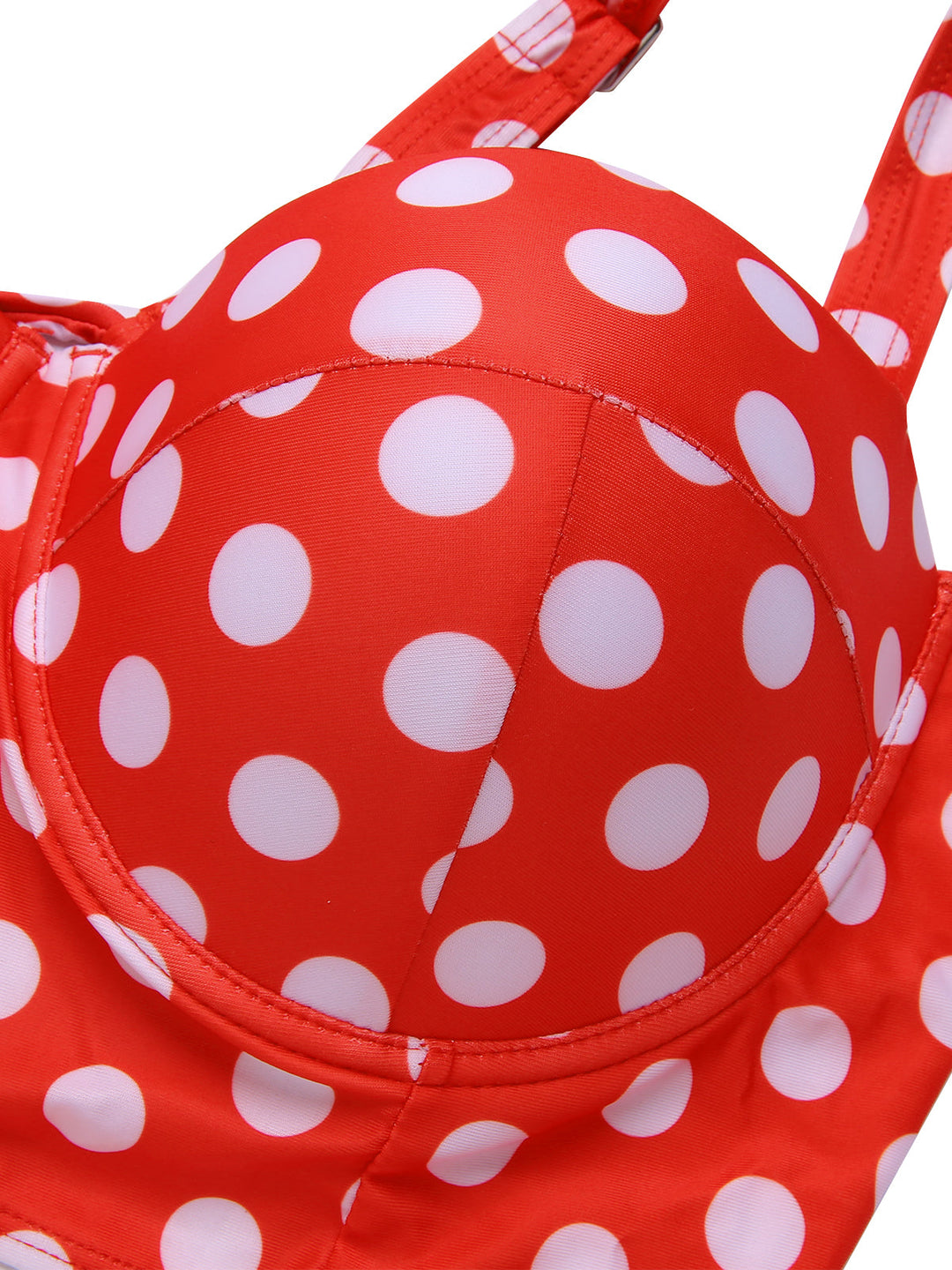 1930s Polka Dot Suspender Swimsuit Set — 1930s poolside glamour meets sun-drenched confidence
