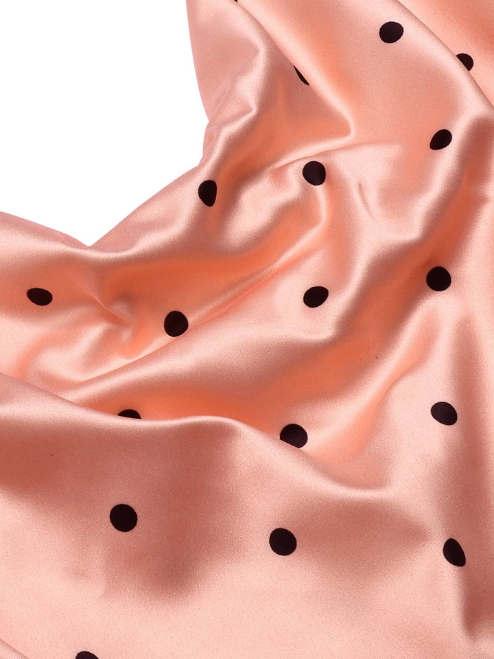 Polka Dots Spaghetti Straps Satin Nightgown, vintage fashion, retro style - perfect for women who love vintage and retro fashion