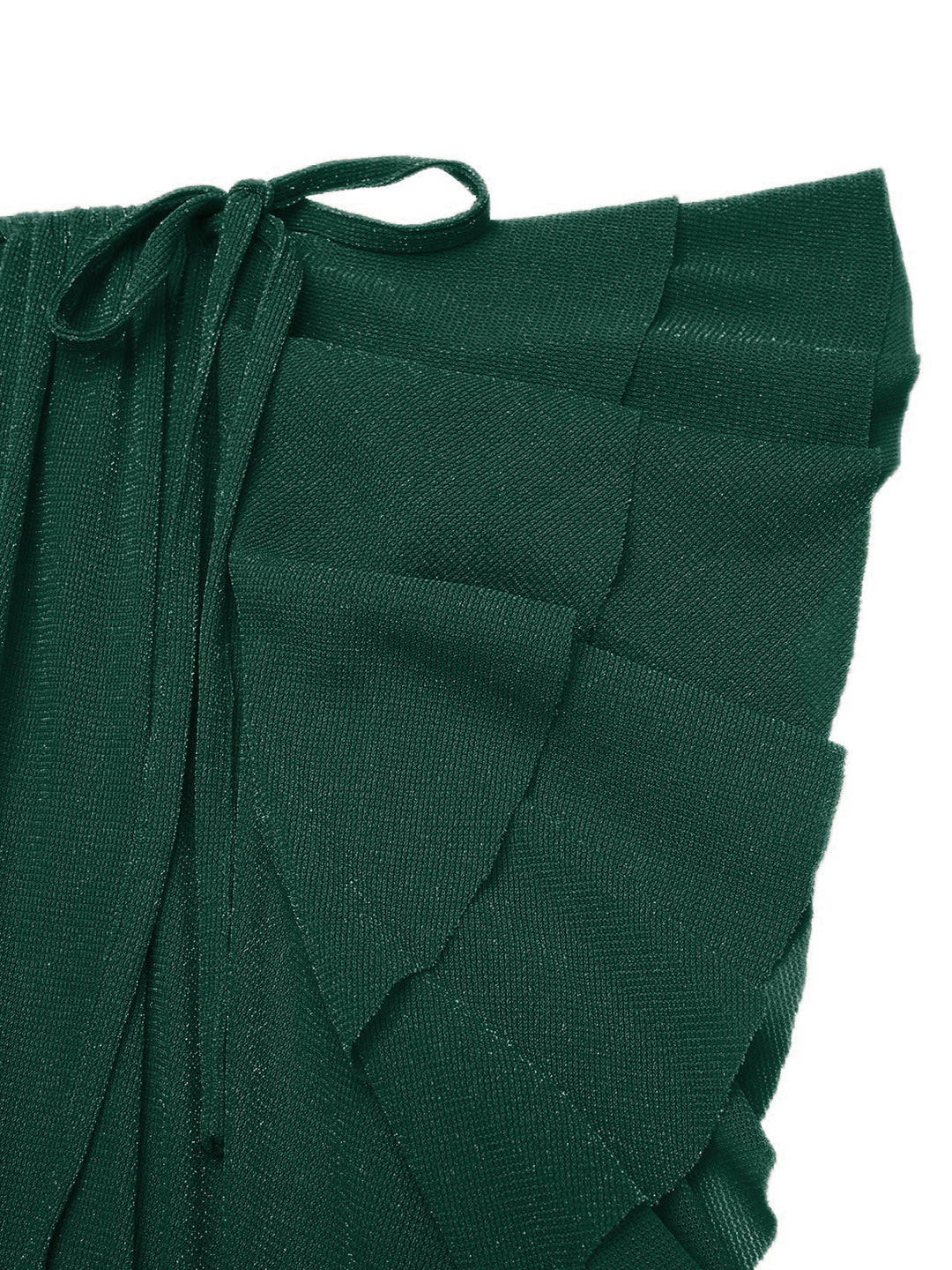 1930s Ruffle Lace-up Fishtail Dress: timeless style reimagined
