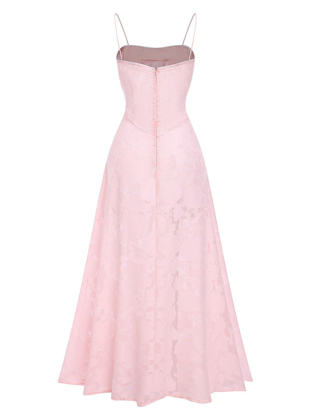 Detail close-up: 1930s 1930s Sexy Sheer Floral Max