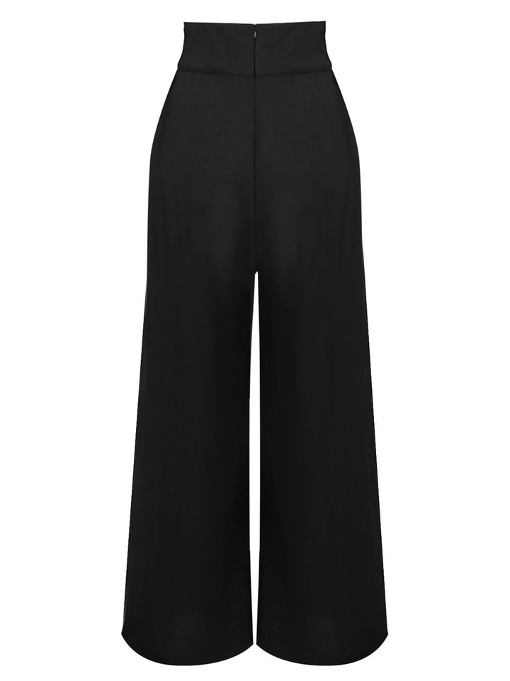 1930s Solid Blouse &amp; Suspender Pants — vintage elegance for the modern woman