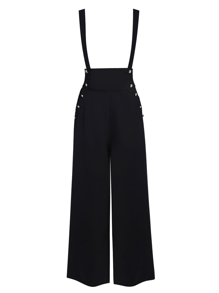 1930s Solid Blouse &amp; Suspender Pants — vintage elegance for the modern woman
