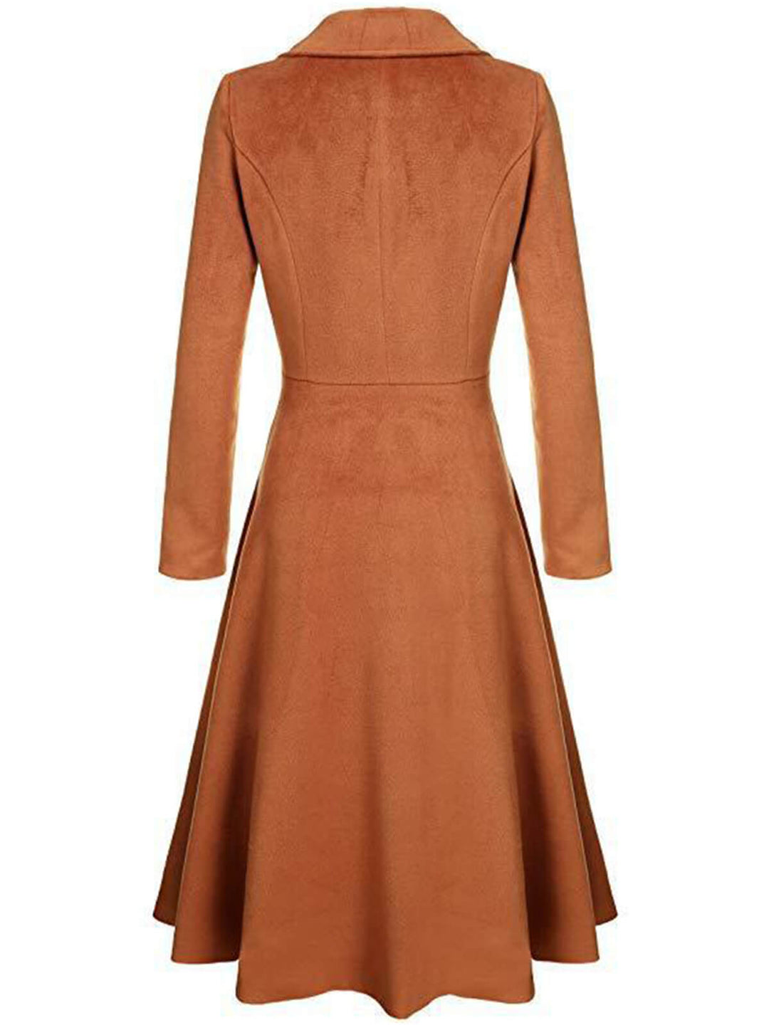1930s Solid Lapel Long Sleeve Coat - vintage fashion, style