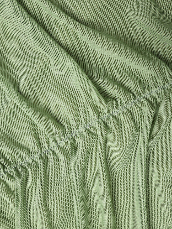 1930s Solid Pleated Wide Strap Fishtail Dress, vintage dress, retro fashion - perfect for women who love vintage and retro fashion