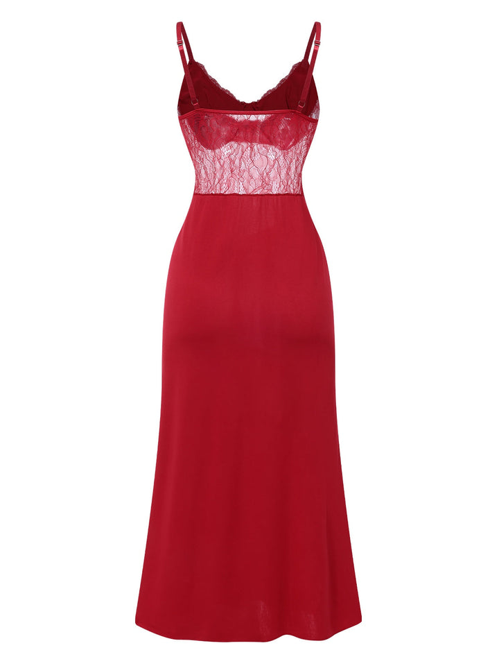 Solid Spaghetti Strap Lace | | vintage dress, retro fashion