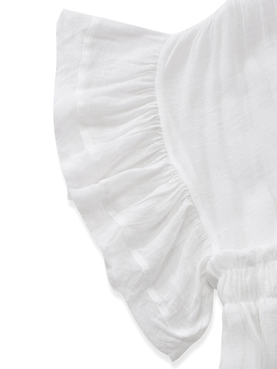 1930s Solid V-Neck Rayon Slub Beach Cover-Up - vintage fashion, retro style