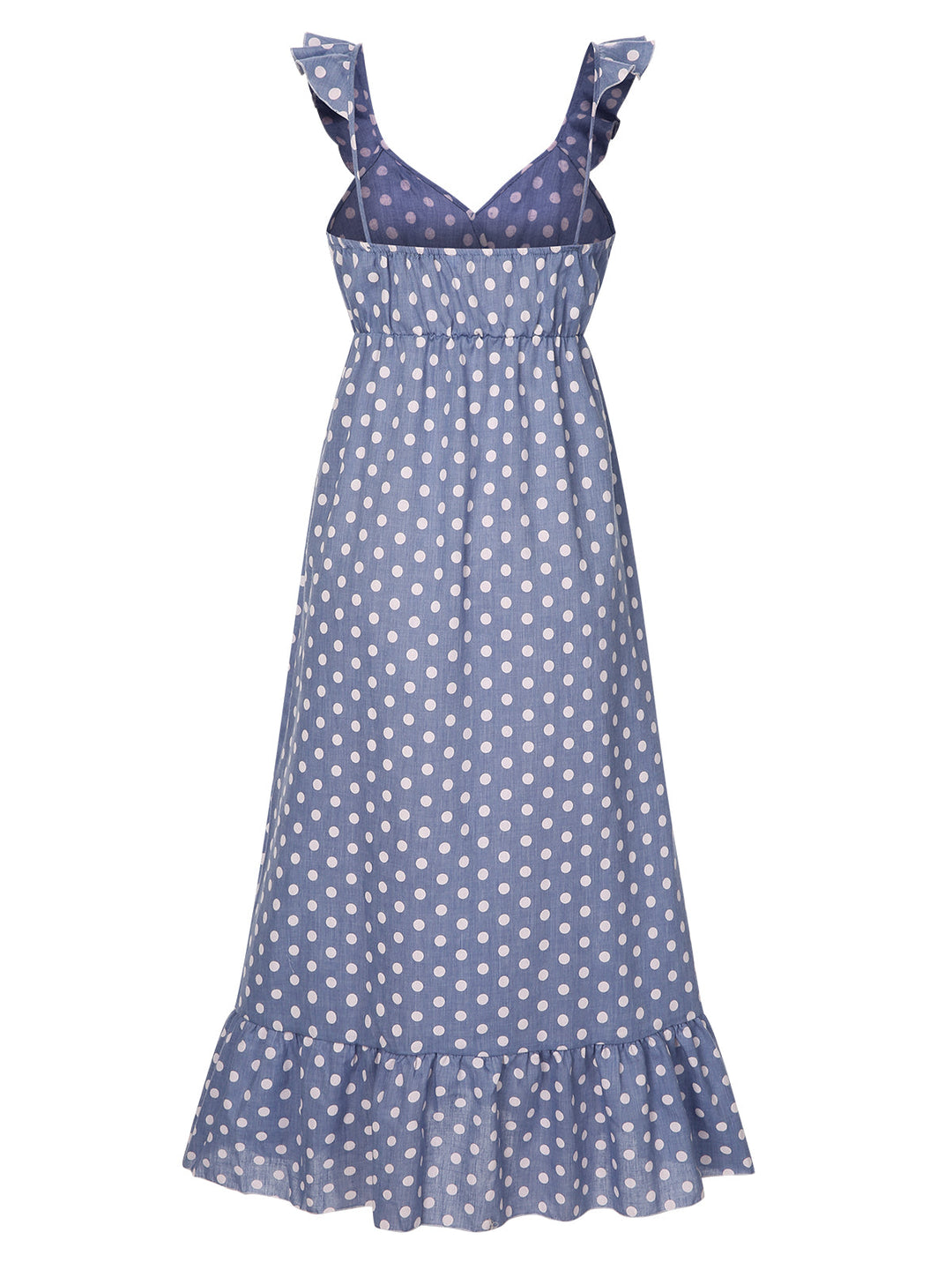 Strap Ruffles Polka Dots Nightgowns, vintage fashion, retro style - perfect for women who love vintage and retro fashion