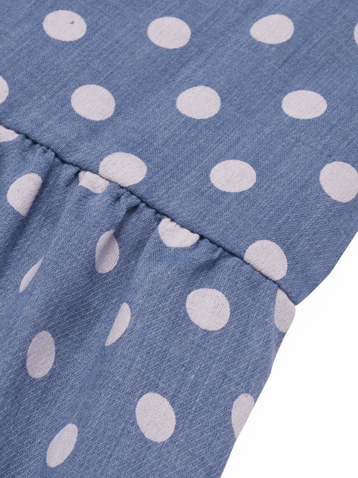 Strap Ruffles Polka Dots Nightgowns, vintage fashion, retro style - perfect for women who love vintage and retro fashion