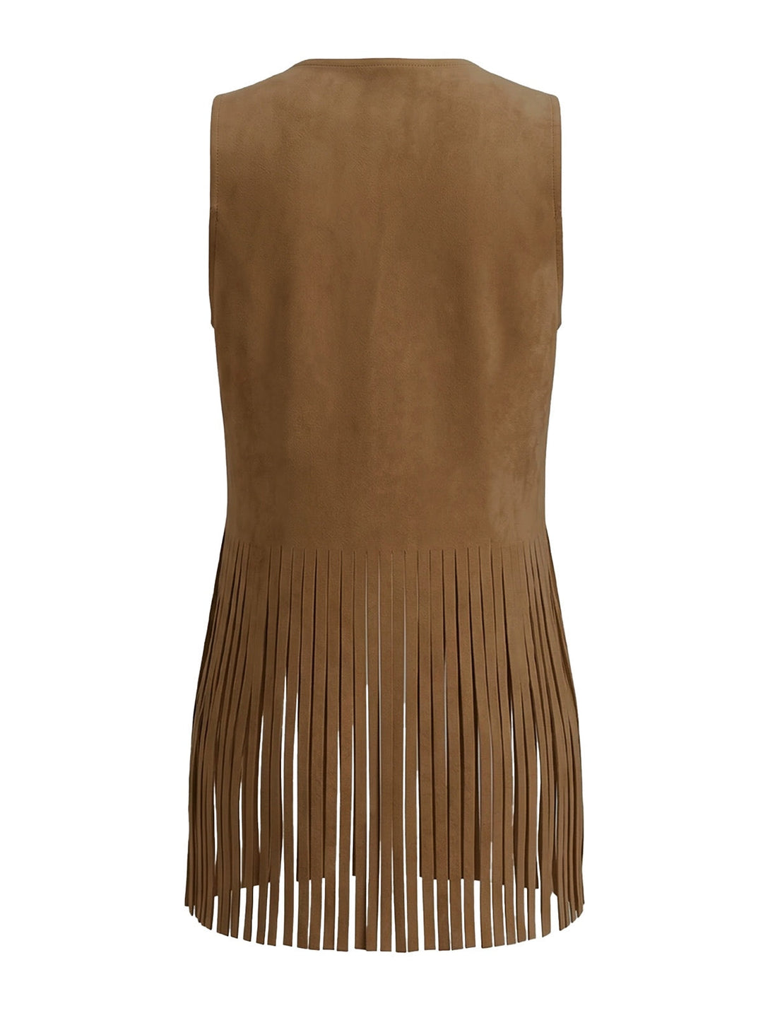 1930s Suede Studded Fringe Western Vest, vintage fashion, retro style - perfect for women who love vintage and retro fashion