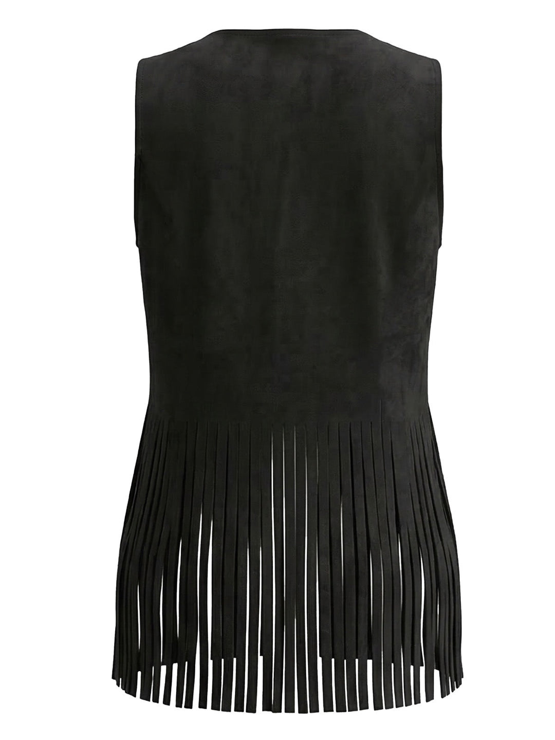 1930s Suede Studded Fringe Western Vest, vintage fashion, retro style - perfect for women who love vintage and retro fashion