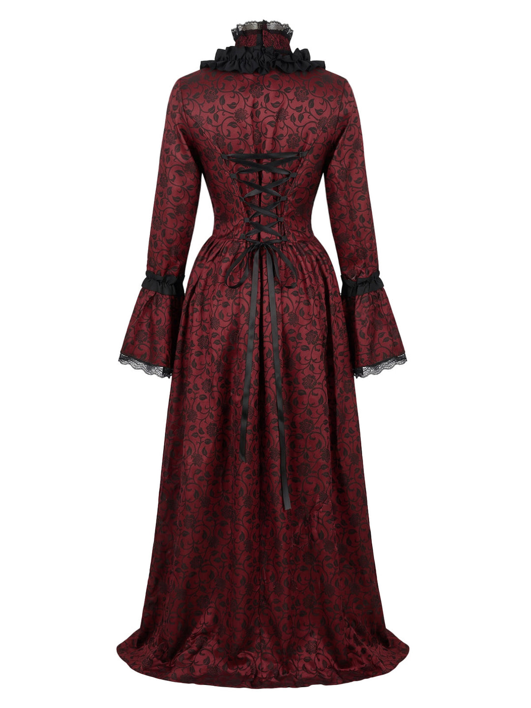 Square Neck Vintage Classic Dress 9