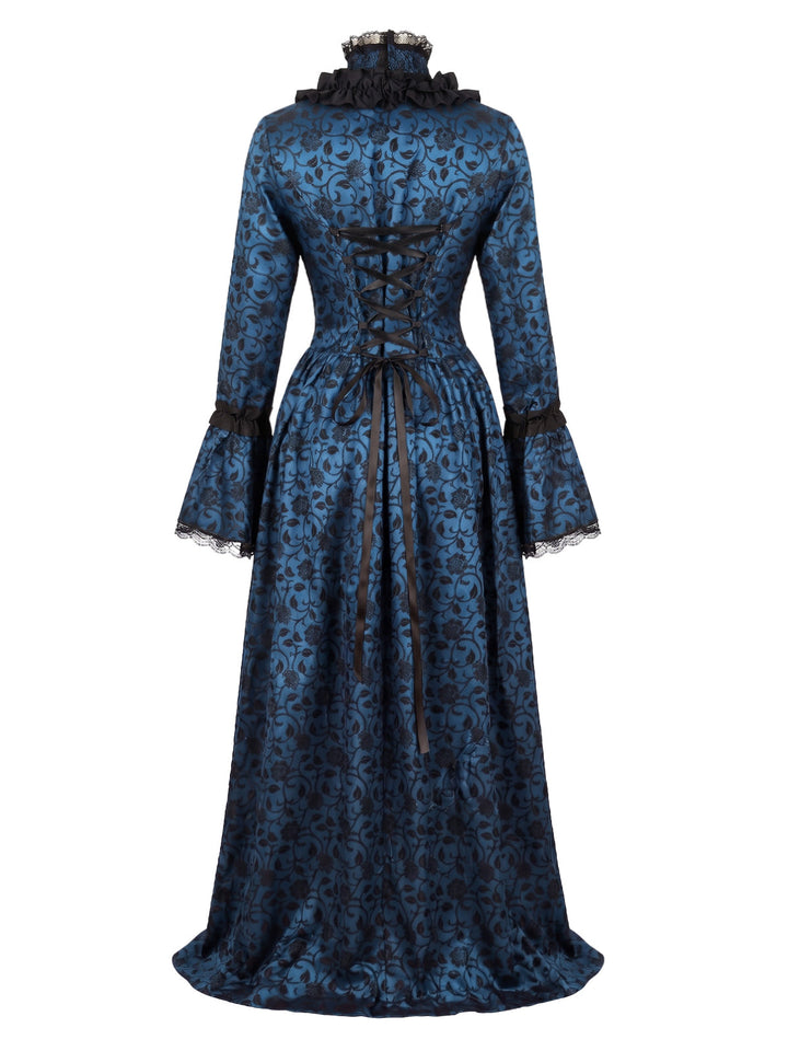 Square Neck Vintage Classic Dress