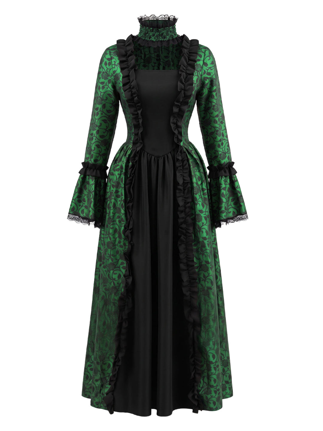 Square Neck Vintage Classic Dress 4