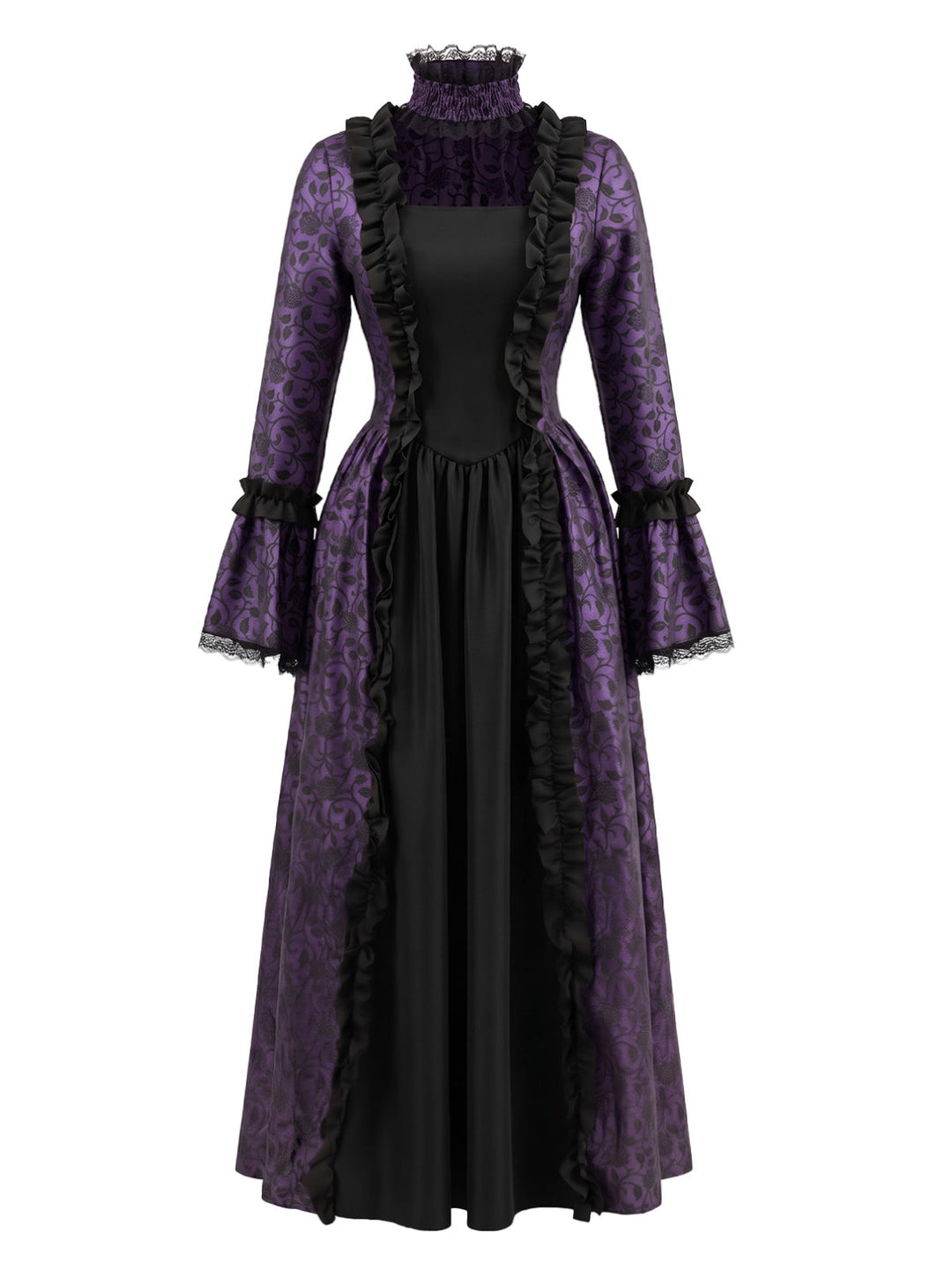 Square Neck Vintage Classic Dress 6
