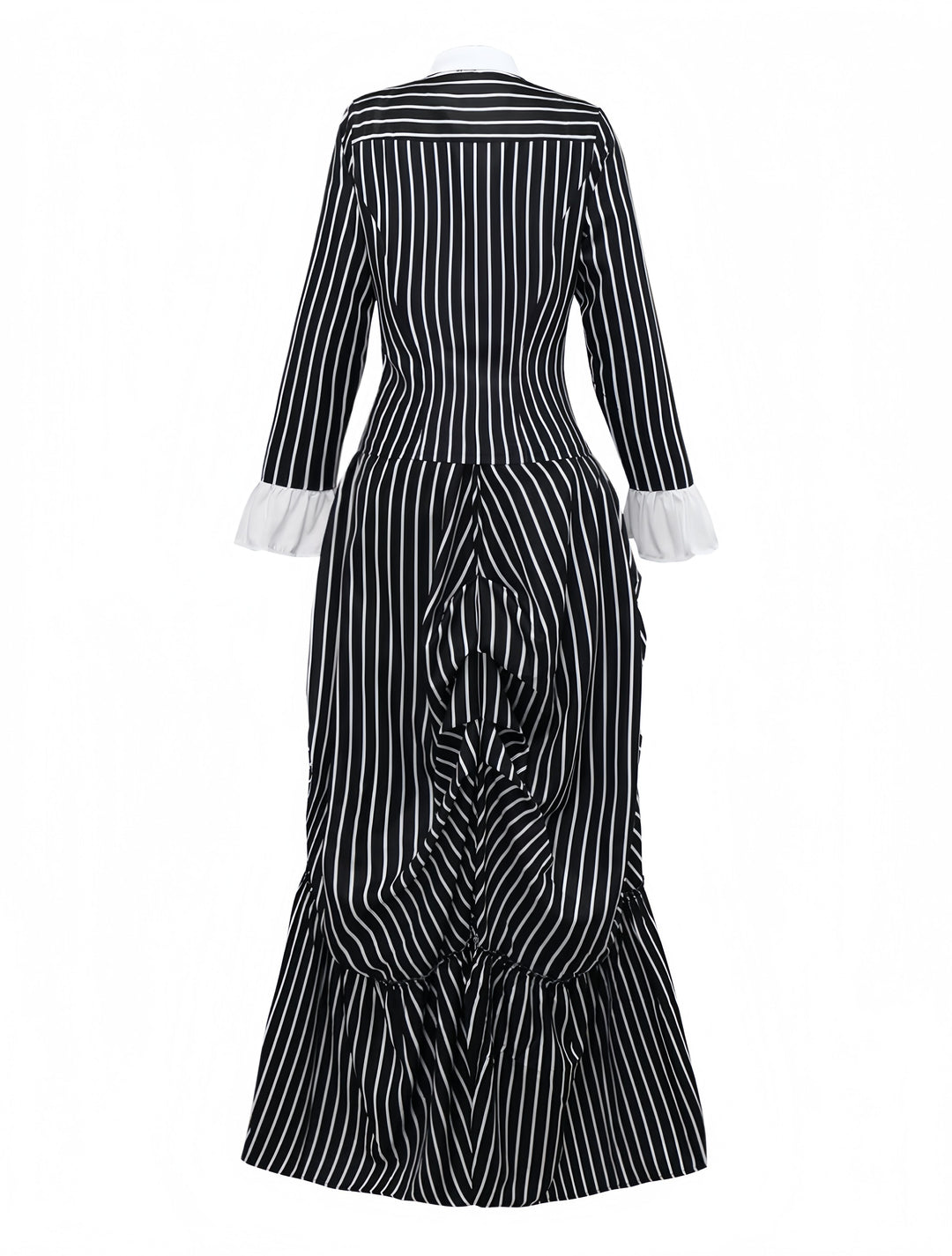 Black 1940s Striped The Nightmare Before Christmas Suit - vintage fashion, retro style, classic black
