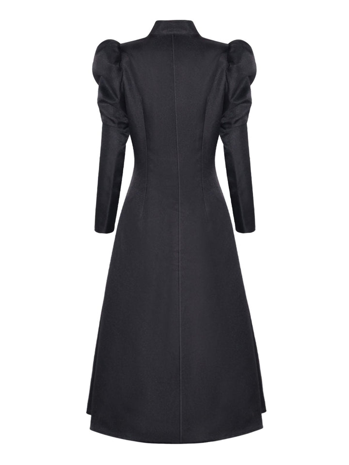 Black 1940s Wicked-Inspired Elphaba Witch Costume With Hat - vintage fashion, retro style, classic black