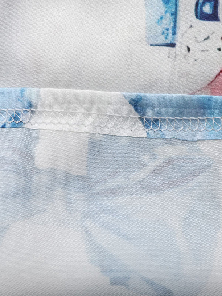 Blue Christmas Nutcracker Candy Cane Pajama Set - vintage fashion, retro style