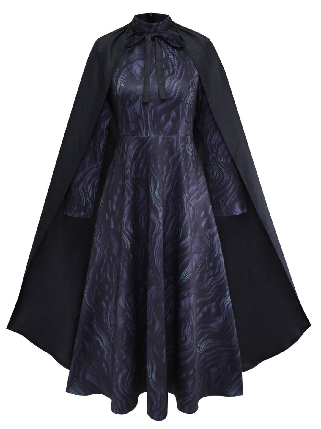 1940s Wicked Witch Elphaba Halloween Cosplay Cape Set - vintage fashion, retro style