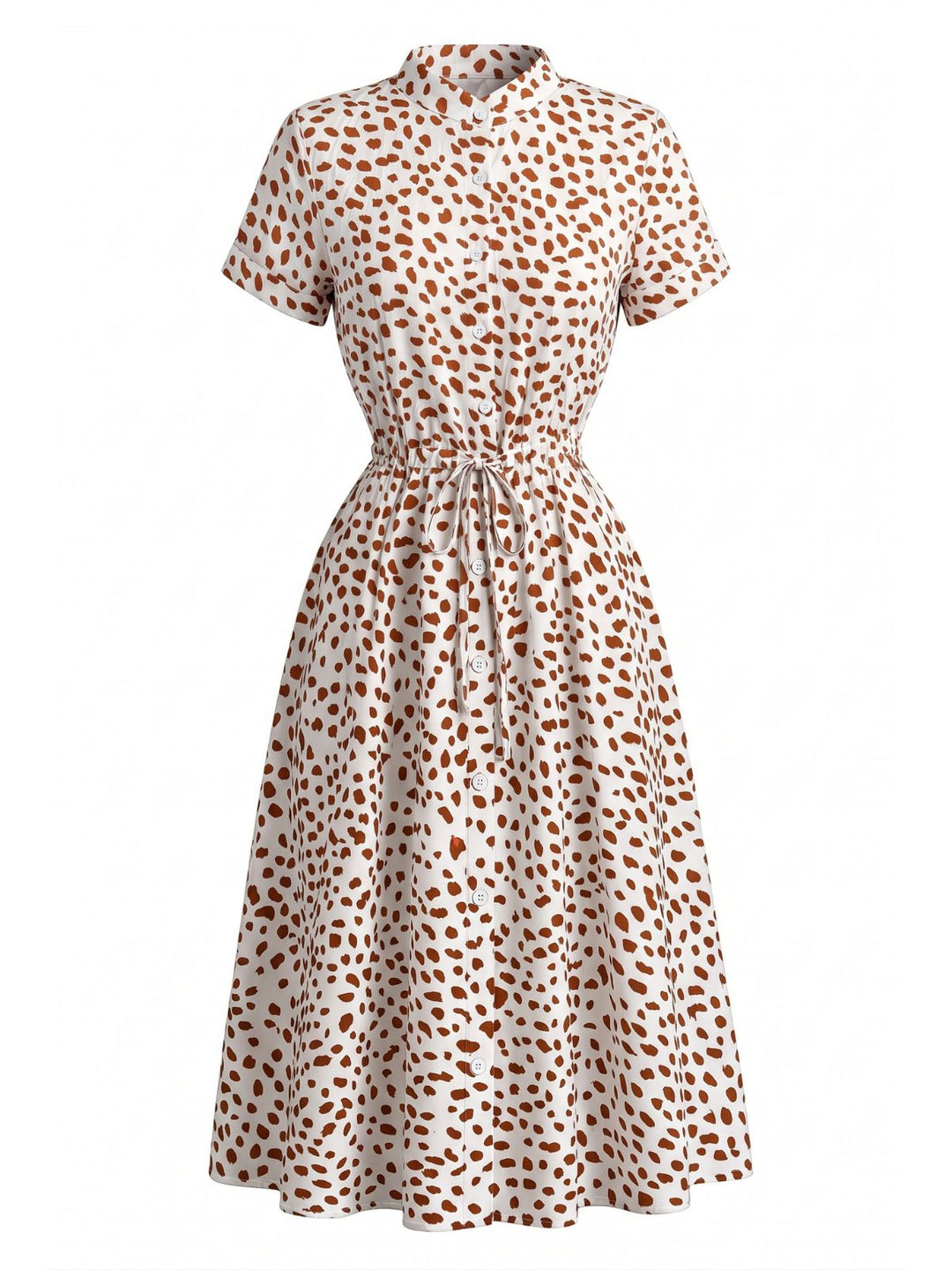 1940s Polka Dot Vintage Classic Dress 2