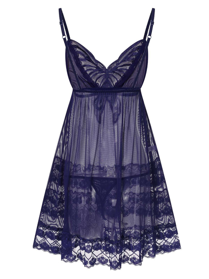 Embroide Lace Butterfly Sheer | | vintage dress, retro fashion