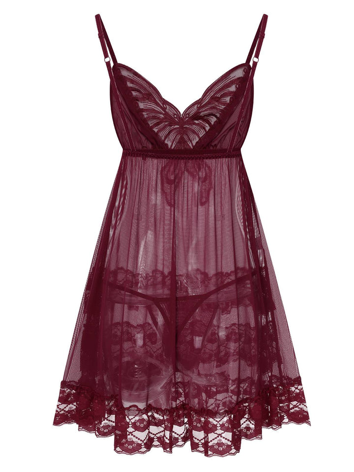 Embroide Lace Butterfly Sheer | | vintage dress, retro fashion