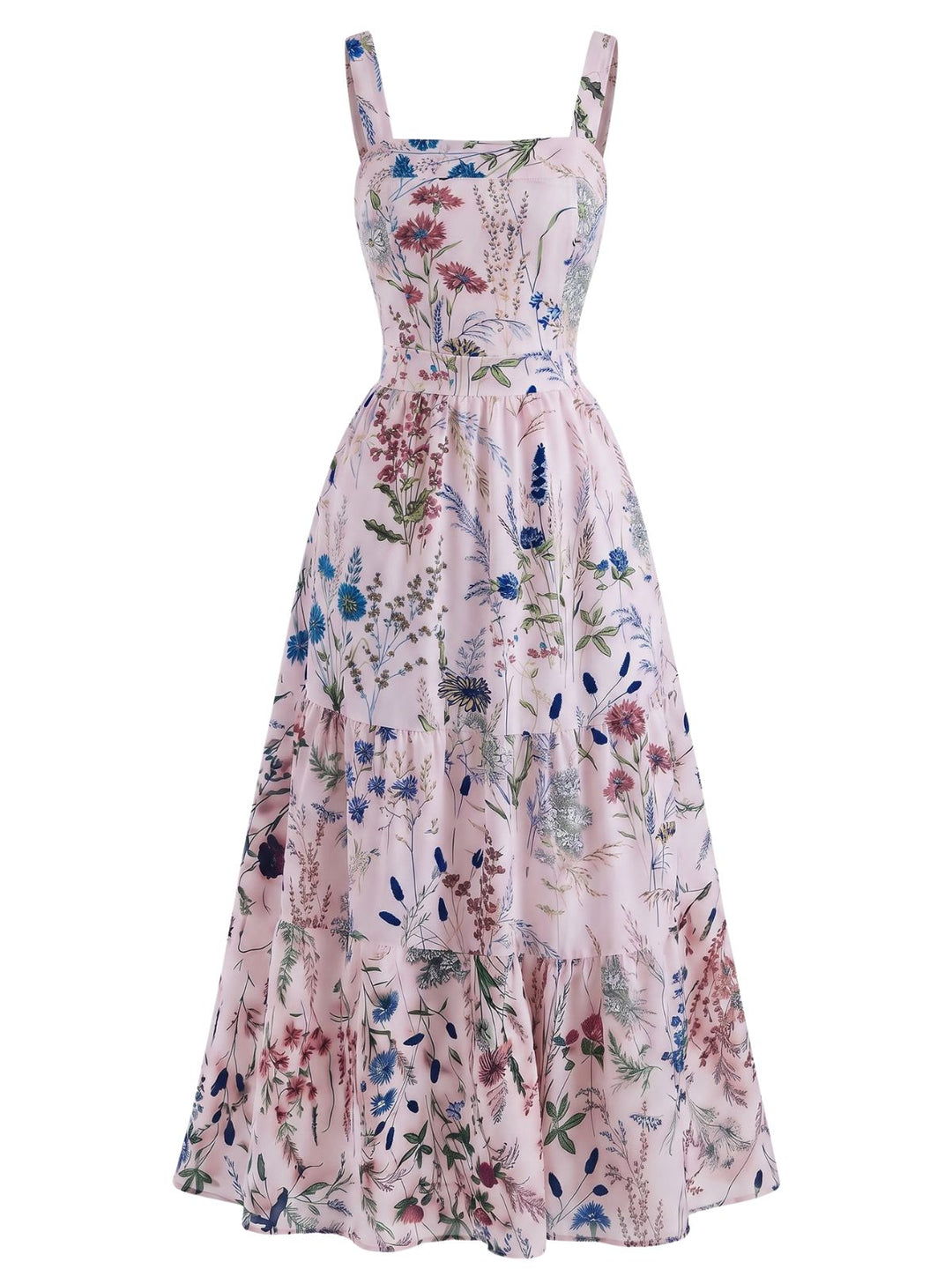 Elegant 1940s Vintage Floral Top