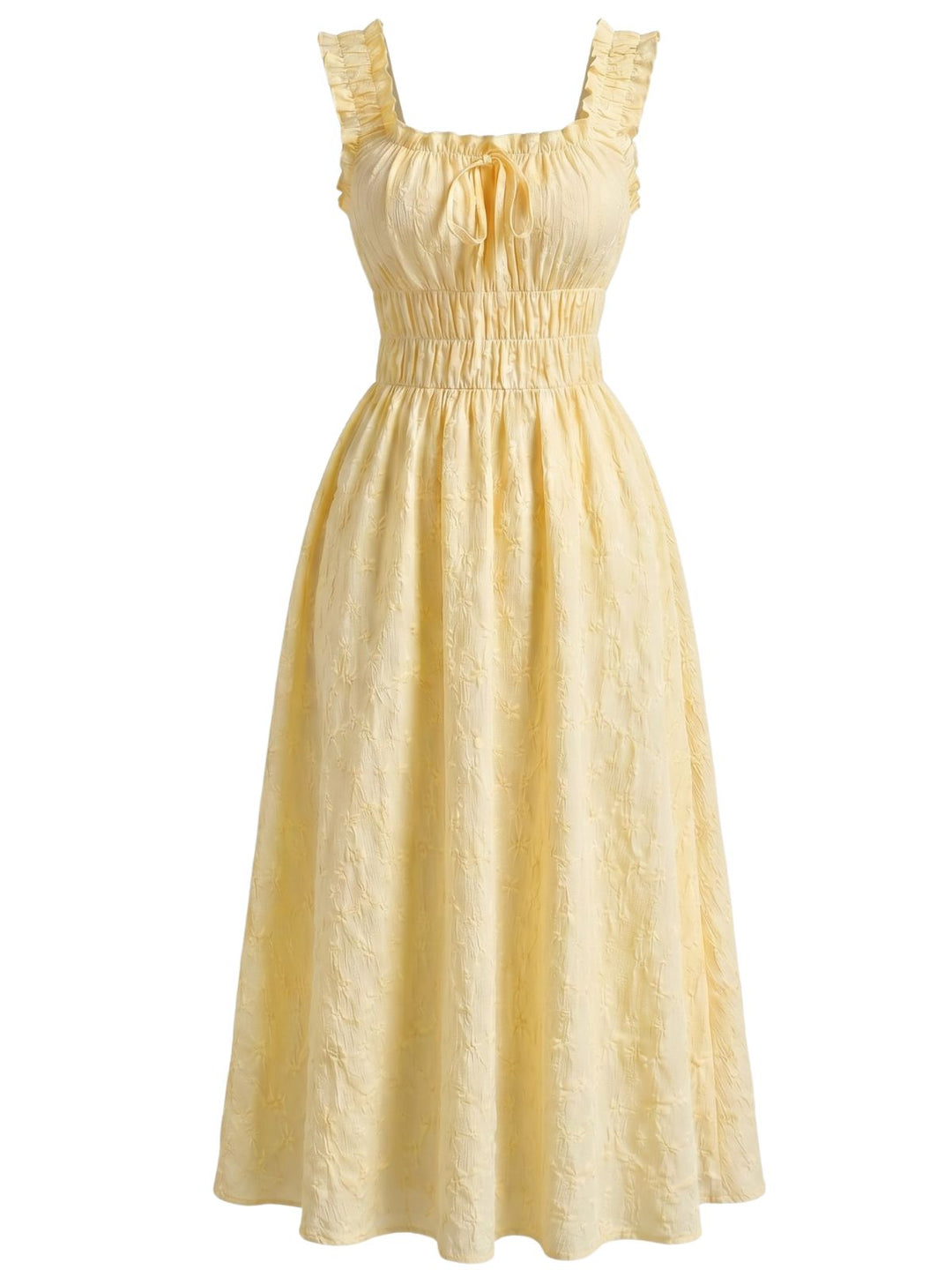 1940s Bow A-Line Dress 4