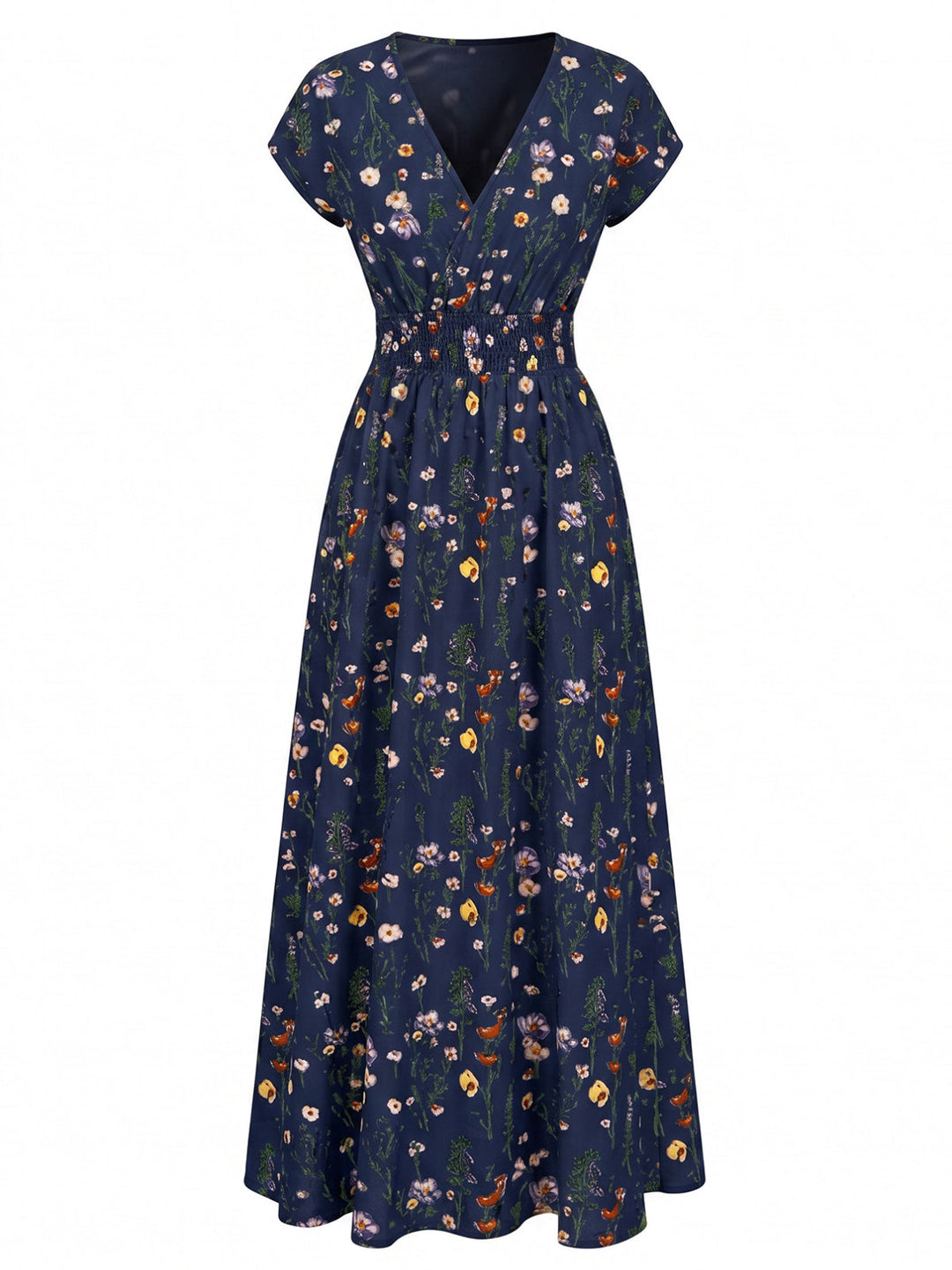 Deep Blue 1940s Vintage Swing Dress, vintage dress, retro fashion, rockabilly, pin-up fashion - perfect for women who love vintage and retro fashion