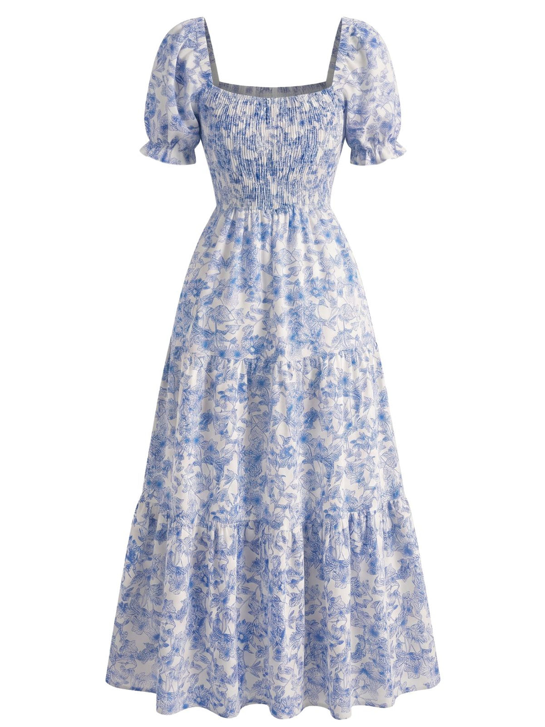1940s Print Swing Vintage Dress 2