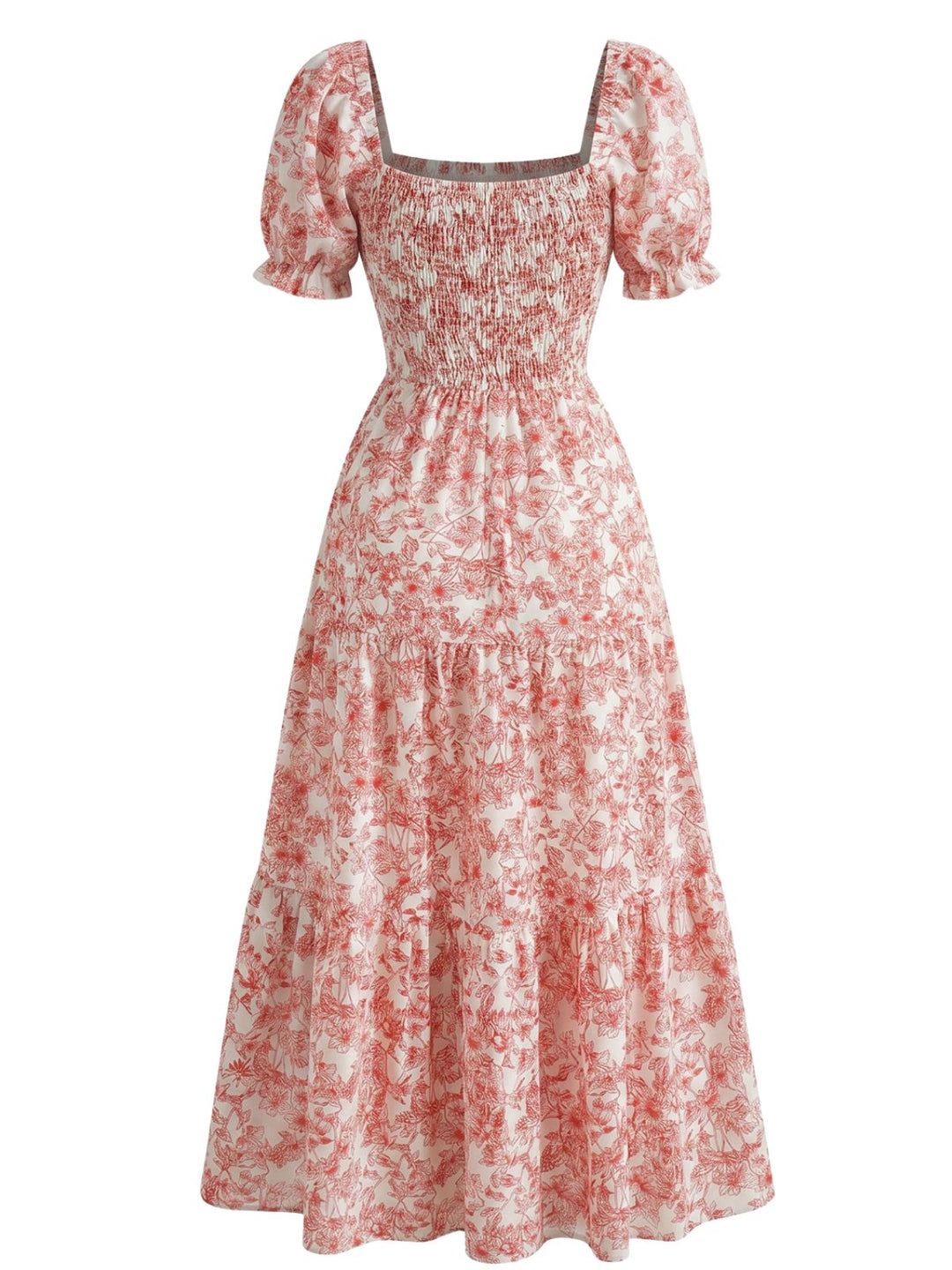 1940s Print Swing Vintage Dress 7