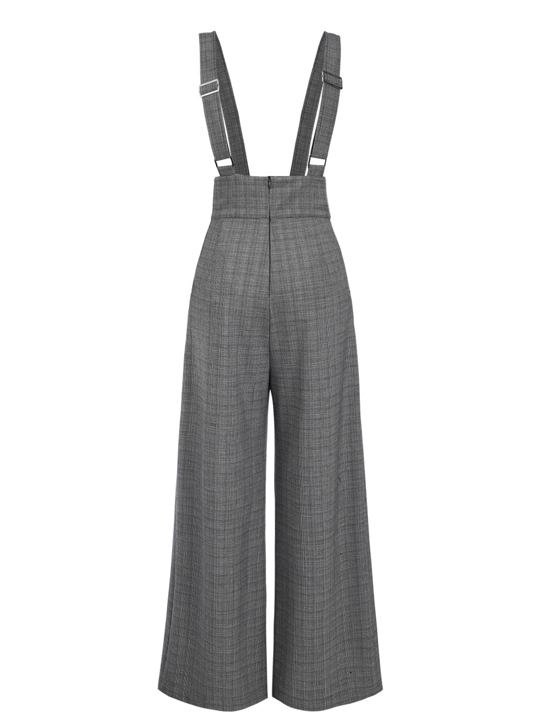 1940s Glen Plaid Buttoned Overall Pants — 1940s style for the woman going places